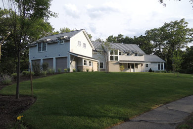 Example of a trendy exterior home design in Boston