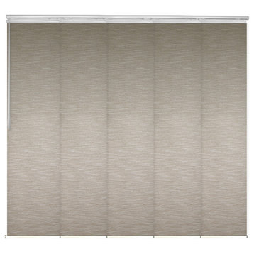 Nico 5-Panel Track Extendable Vertical Blinds 58-110"W