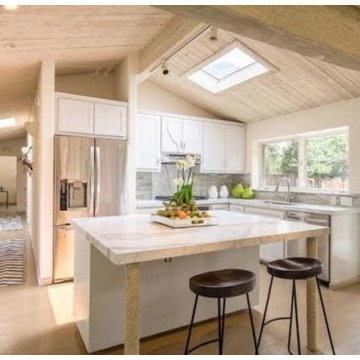 Rustic Industrial Kitchen in Carmel, California