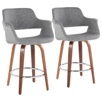 Vintage Flair 26" Fixed-Height Counter Stool, Set of 2