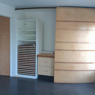 Built ins to create a Guest Room/Office/Hobby Room. Suffolk Project!