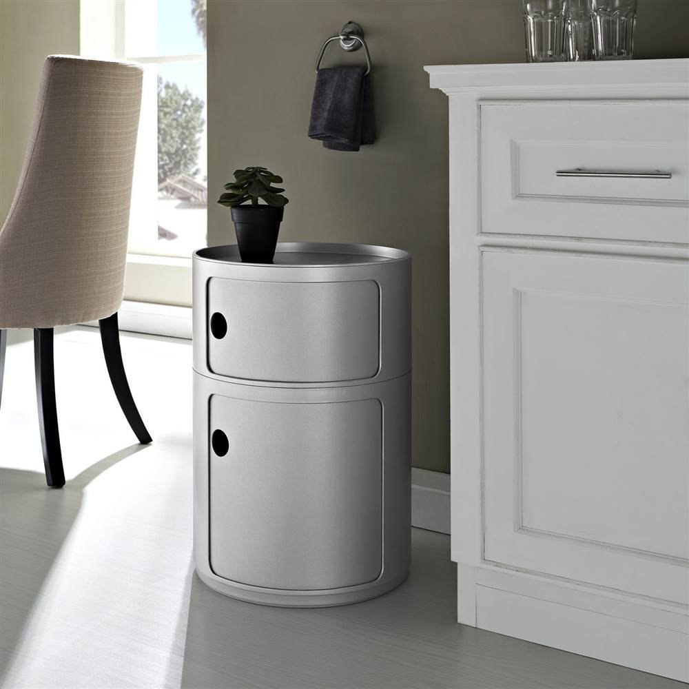 Modern Silver Orbit Storage Module, 16