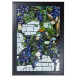 Dale Tiffany - Dale Tiffany M0009M Grapevine, 18" Mosaic Art Glass Wall Panel, Multi-Color - Always at the forefront of the latest home designGrapevine 18 Inch Mo Multi-Color *UL Approved: YES Energy Star Qualified: n/a ADA Certified: n/a  *Number of Lights:   *Bulb Included:No *Bulb Type:No *Finish Type:Multi-Color