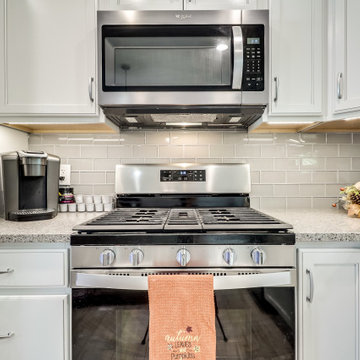 Transitional Two-Finish Kitchen Remodel Woodbridge, VA