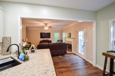 Elegant living room photo in Atlanta