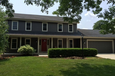 Inspiration for a timeless exterior home remodel in Milwaukee
