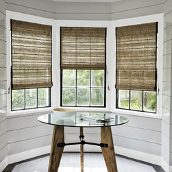 Smith and Noble Natural Woven Waterfall Shades - Window Treatments