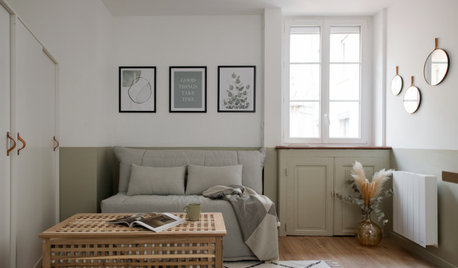 Avant/Après : La loge passe de taudis à mignon studio étudiant