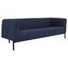 Jaxon Dark Sofa,Blue