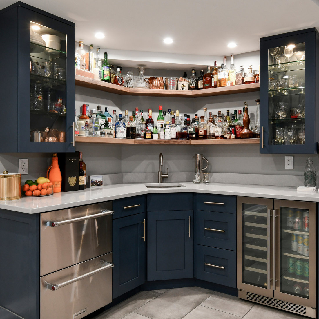 Transitional Basement Renovation