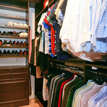 Well Planned, Functional and Elegant Master Closets For Him and Her