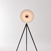 Apollo Mega Floor Lamp, Black/Copper, Black Wood
