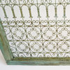 Iron and Wood Screen Panel