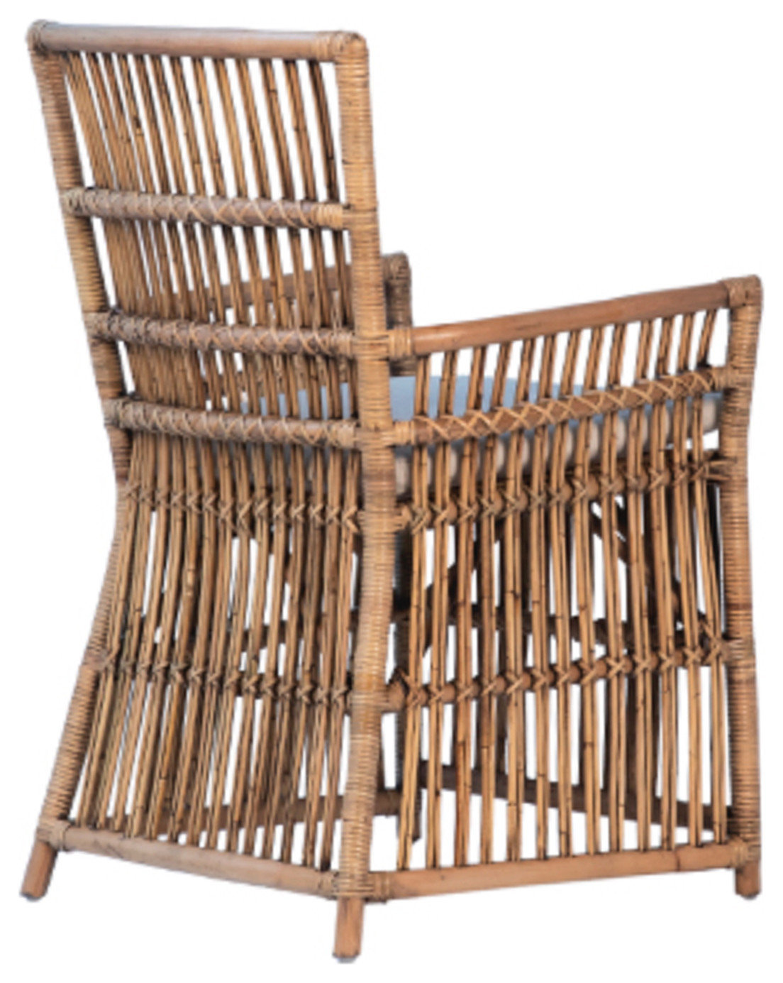 Bamboo & Rattan Dining Arm Chair - Tropical - Dining Chairs - by Design ...