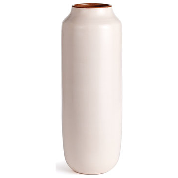Lucela Tall White Vase