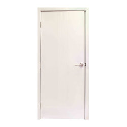 Modern Interior Door M034 Relief White - Bathroom Accessories