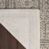 Nourison Nyle 2'6" x 4'6" Ivory/Grey/Blue Vintage Indoor Area Rug