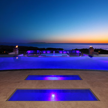 Rancho Palos Verdes 2014 - Perimeter Overflow Infinity Pool & Landscape Remodel