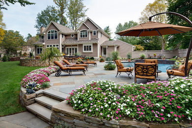 Inspiration for a timeless patio remodel in New York