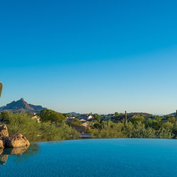 Infinity Edge Pool Desert Paradise in Fountain Hills, Arizona