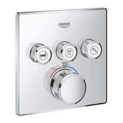 GrohTherm SmartControl Triple Function Thermostatic Shower Trim - Tub And Shower Parts