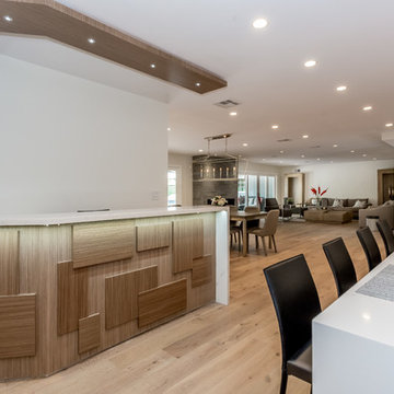 Contemporary home remodeling