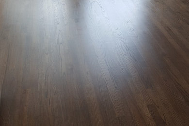 Jacobean and Classic Gray stain on red oak