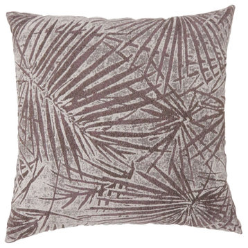 Furniture of America Safarei Fabric Large Throw Pillow in Brown (Set of 2)