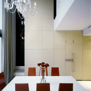 Kitchen storage and hidden staircase