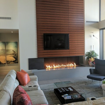 Linear Fireplaces