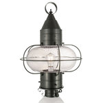 Norwell Lighting - Norwell Lighting 1510-GM-CL Classic Onion - One Light Large Outdoor Post Mount - The Classic Onion, crafted of solid brass, continuClassic Onion One Li Choose Your Option *UL: Suitable for wet locations Energy Star Qualified: n/a ADA Certified: n/a  *Number of Lights: Lamp: 1-*Wattage:100w Edison bulb(s) *Bulb Included:No *Bulb Type:Edison *Finish Type:Black