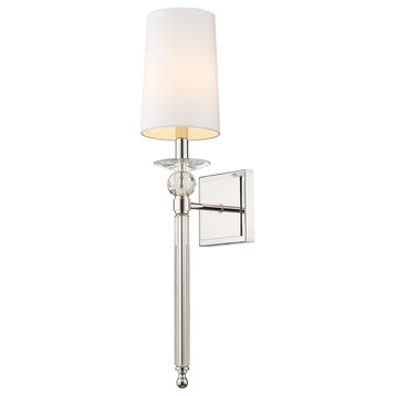 Bellevue ZWS27098 Desiree 26" Tall Wall Sconce - Polished Nickel
