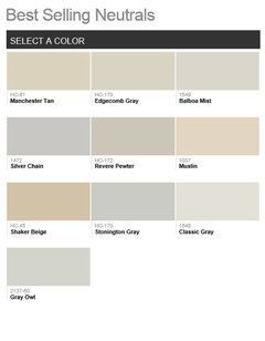 Neutral paint colors & carpet color