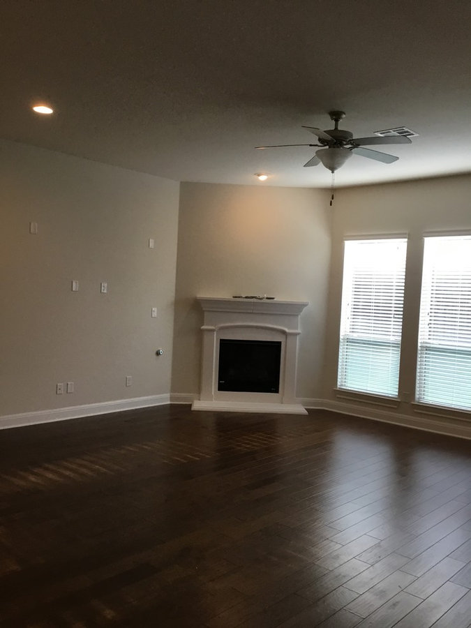 5" wood installation