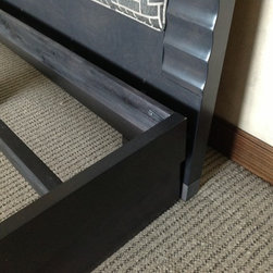 Custom Platform Bed to Accomodate a Swiss Sleep System - Platform Beds
