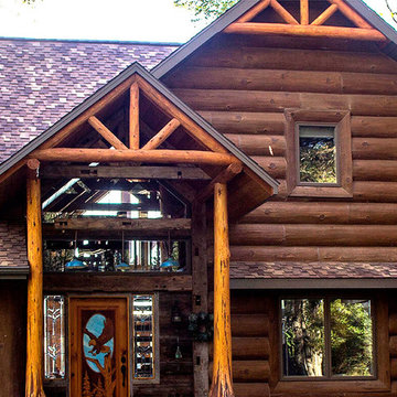 Concrete Log Siding Homes