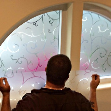 Decorative Privacy Film For Los Angeles Home