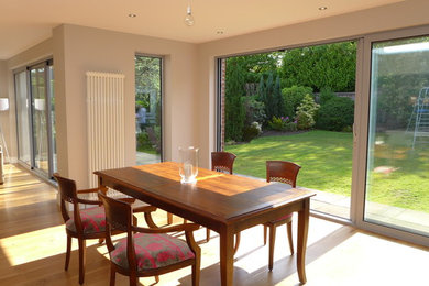 Photo of a contemporary dining room in Glasgow.