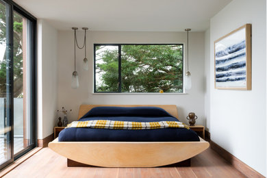 Bedroom - asian bedroom idea in San Francisco
