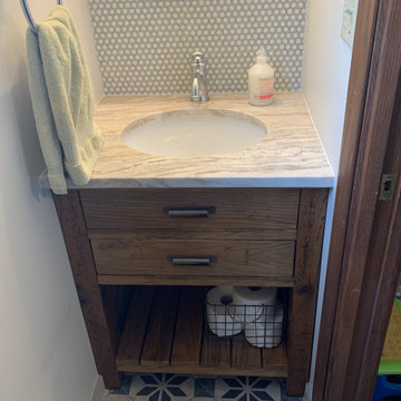 1/2 Bath Before & After Process