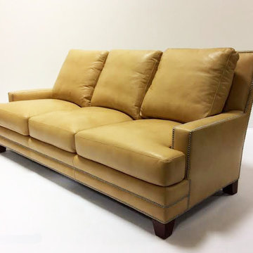 Henredon Leather Sofa