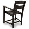 Ivy Terrace Classics Dining Arm Chair, Black