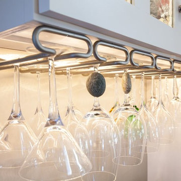Under-Cabinet Wine Glass Rack and Home Bar Storage – Manchester MA