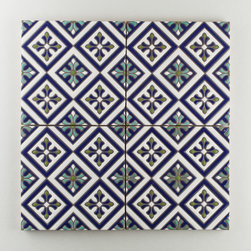 Handpainted: The Mediterranean Collection, Murietta in Cool Motif - Wall & Floor Tiles