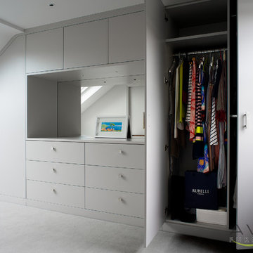 Angled Loft wardrobe