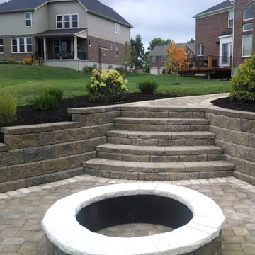 Sunken Fire Pit and Patio