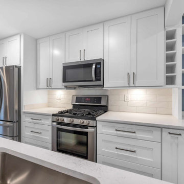 White Sleek Open Layout