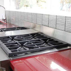 Lava Graphite Glass Mosaic - Tile
