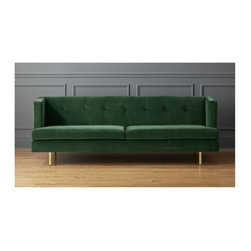 avec sofa with brass legs | CB2 - Sofas