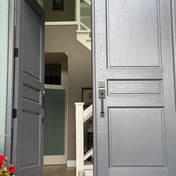 Double Door Restoration and Insulation Upgrade In North Vancouver